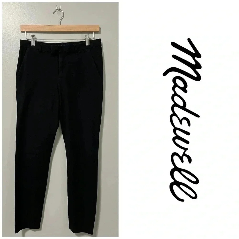 Madewell  Slim Fit Ankle Mid Rise Dress Pant